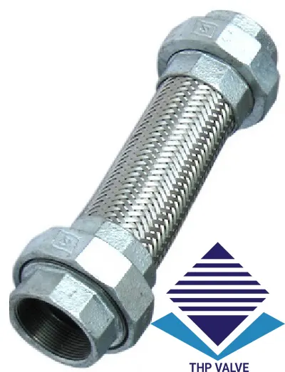 khớp nối mềm inox lắp ren - Tuấn Hưng Phát