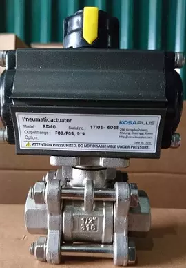 van bi điều khiển khí nén