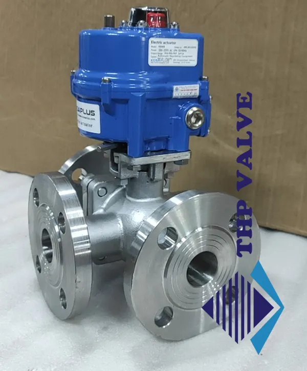 Van bi bích ba ngã điều khiển điện Hàn Quốc