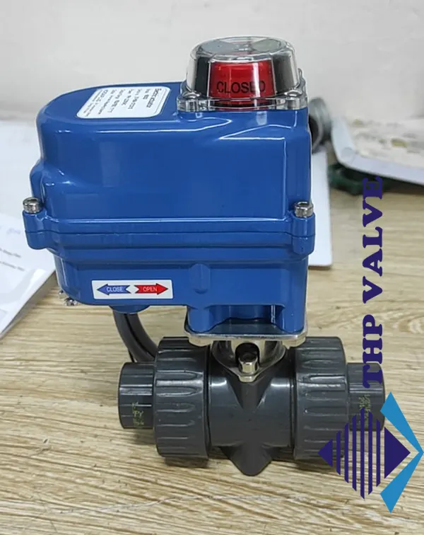 Van bi nhựa PVC điều khiển điện Hàn Quốc