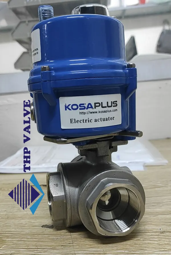 Van bi ren 3 ngã điều khiển điện Hàn Quốc