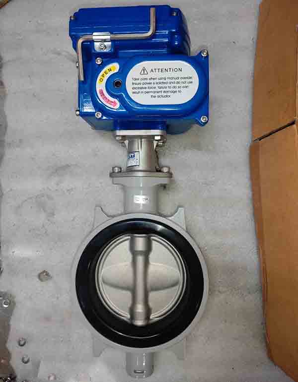 Van bướm gang điều khiển điện