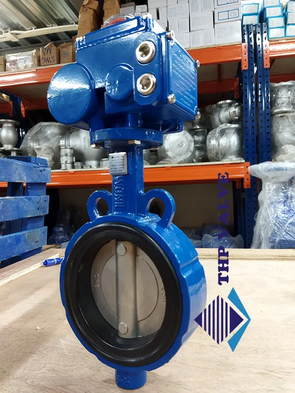 Van bướm gang điều khiển điện KosaPlus Hàn Quốc