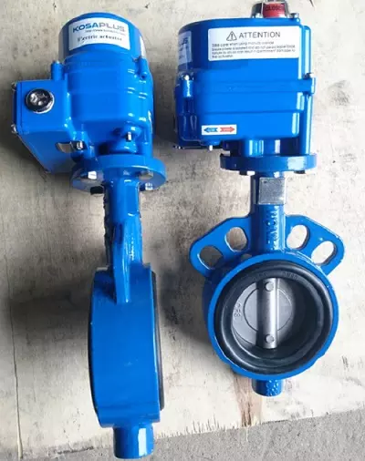 Van bướm điều khiển điện Van bướm điều khiển điện