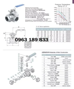catalouge van bi inox 3 ngả catalouge van bi inox 3 ngả