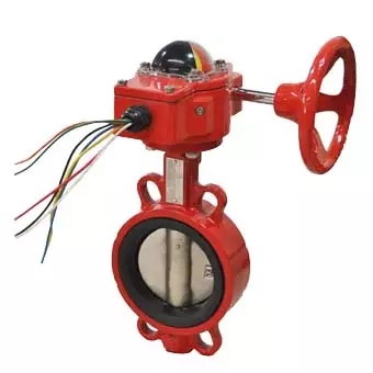 Cấu tạo van bướm tín hiệu điện