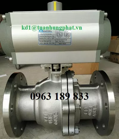 Van bi điều khiển khí nén DN150 Haitima Van bi điều khiển khí nén DN150 Haitima