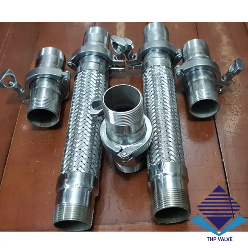 Phân loại khớp nối mềm inox lắp ren