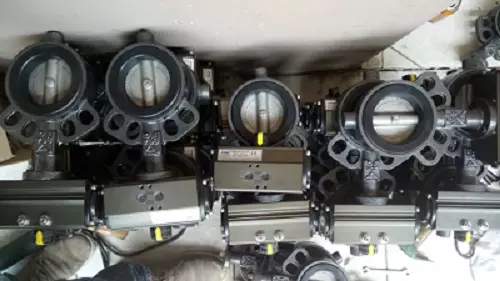 hình ảnh Van bướm điều khiển khí nén DN80 lắp cho ống phi 90mm hình ảnh Van bướm điều khiển khí nén DN80 lắp cho ống phi 90mm