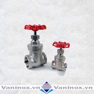 Van cổng inox lắp ren